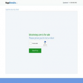Скриншот главной страницы сайта bitcoinstep.com